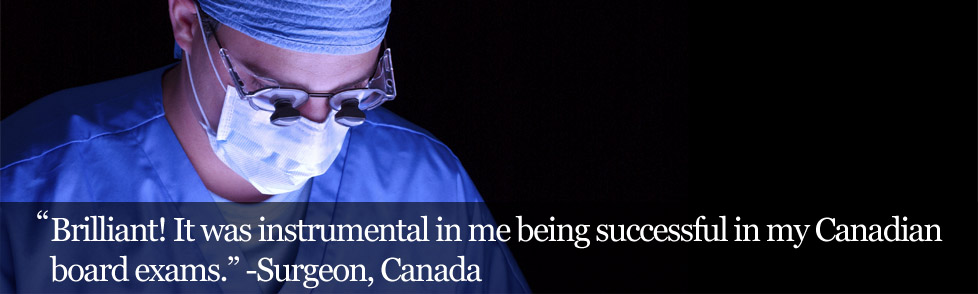 Brilliant! It was instrumental in me being successful in my Canadian board exams.
